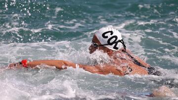 Juan Manuel Morales en el Mundial de Natación 2024.