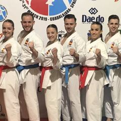 Los equipos españoles de kata, a la final del Europeo