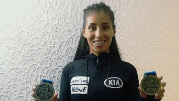 La marchadora peruana Kimberly García, clasificada para los Juegos Olímpicos de Tokio 2020.