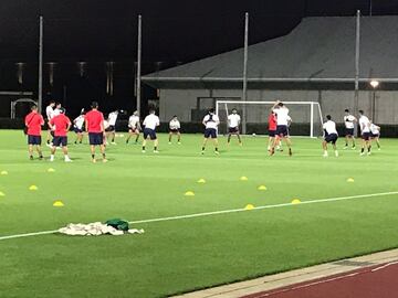El entrenamiento del 'Tri' olímpico en Tokio