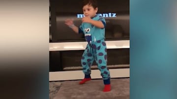 El hijo de Messi es la sensación en Instagram por este baile