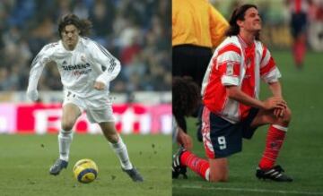 Solari jugó en el Real Madrid entre 2000 y 2005 y en el Atlético entre 1998 y 2000.