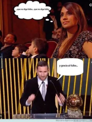 Los mejores memes del Balón de Oro 2023