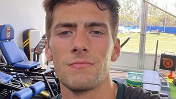 José Gragera, jugador del Espanyol, en su cuenta de Instagram