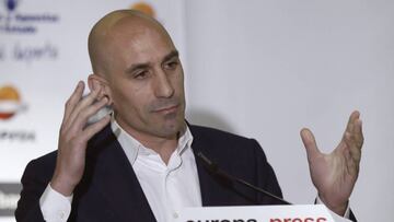 El presidente de la Asociación de Futbolsitas Españoles, Luis Rubiales.