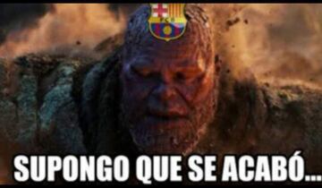 Los mejores memes de la eliminación del Barcelona en Champions