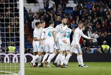 Benzema empató el partido. 1-1.