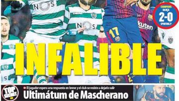 Mundo Deportivo: ultimátum de Mascherano al Barcelona