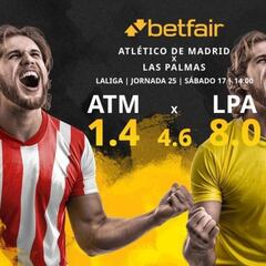 Club Atlético de Madrid vs. UD Las Palmas: horario, TV, estadísticas, clasificación y pronósticos
