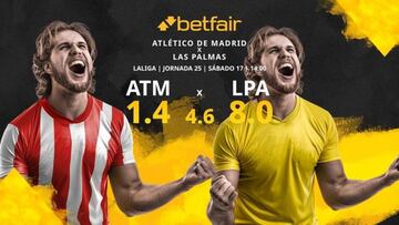 Club Atlético de Madrid vs. UD Las Palmas: horario, TV, estadísticas, clasificación y pronósticos