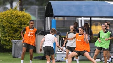 Entrenamiento de pretemporada del FC Barcelona