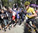 Froome corrió a pie, perdió el amarillo y el Tour se lo devolvió