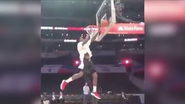 Si Oladipo hace esto antes en el concurso de mates gana seguro