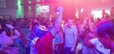 Miami también celebró el triunfo mexicano ante Corea