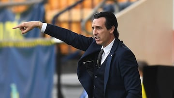 Emery, en un partido con el Villarreal.