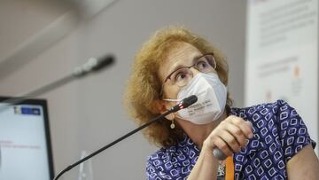 La química, viróloga e inmunóloga española, Margarita de Val, participa en la I Cumbre Internacional en Gestión de Pandemias, a 18 de mayo de 2022, en Valencia, Comunidad Valenciana (España). Esta cumbre internacional permitirá comprobar los avances del proyecto europeo STAMINA, y las principales herramientas desarrolladas en el marco del proyecto para ayudar a los gestores e intervinientes en pandemias a coordinarse adecuadamente y tomar las mejores decisiones. Durante dos días, expertos y expertas de alto nivel presentarán las lecciones aprendidas de la actual crisis del coronavirus y esbozarán cómo afrontar las pandemias del futuro.
18 MAYO 2022;MASCARILLA;
Rober Solsona / Europa Press
18/05/2022