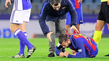 Alba a serious doubt for Clasico, Pique wrapped in cotton wool