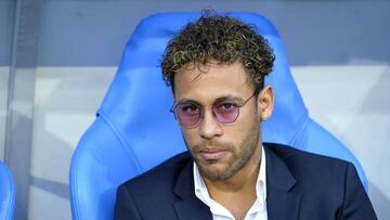 Neymar Jr attends the Coupe de France Final between Les Herbiers VF and Paris Saint-Germain at Stade de France on May 8, 2018 in Paris, France. (Photo by Aurelien Meunier/Getty Images)