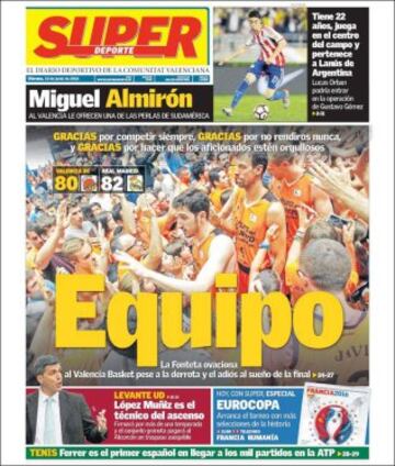 Portadas de la prensa mundial