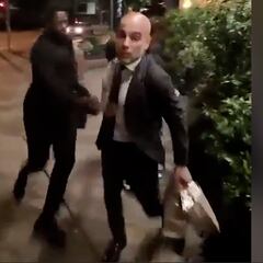 Guardiola’s rare outburst: shocking viral video shows clash with laughing fan