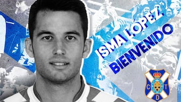 Oficial: Isma L車pez es el quinto fichaje invernal del Tenerife