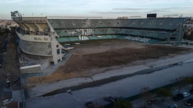 Obras en el Benito Villamarín,