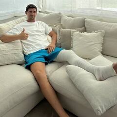 Courtois se pierde todo el curso: “Haré todo para volver más fuerte”