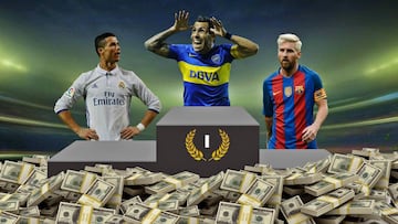 Carlos T&eacute;vez superar&aacute; en salario a Cristiano Ronaldo y Leo Messi tras su fichaje por el Shanghai Shenhua.