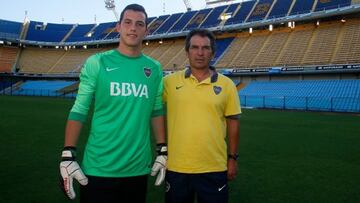 Manuel Roffo, portero de Boca Juniors.