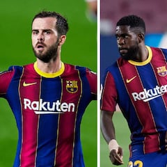 La tensa espera de Pjanic, Umtiti y Coutinho