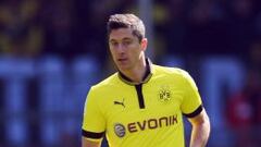 Robert Lewandowski, jugador del Borussia Dortmund.