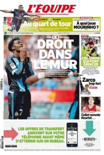 Portadas de la prensa deportiva