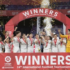 El Real Madrid, campeón de la Liga Promises de Abu Dabi