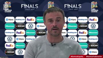 Rueda de prensa de Luis Enrique para valorar el sorte de Nations League