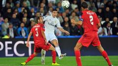 El Real Madrid ganó 2-0 al Sevilla en Cardiff con doblete de Cristiano Ronaldo. James fue cambiado por Isco en el minuto 72.  