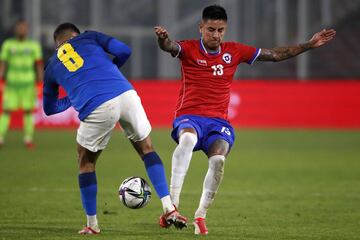 La nueva camiseta que la Roja lució en el duelo ante Brasil