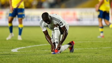 Mendy, en el encuentro del Real Madrid ante Las Palmas.