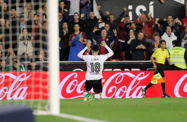 Carlos Soler y el recuerdo del primer gol en Mestalla