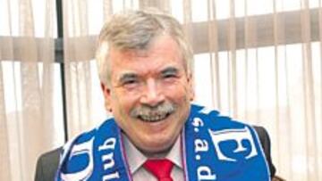 <b>OPTIMISTA. </b>El alcalde, Pedro Castro, sueña con una gran victoria del Getafe ante el Barcelona.