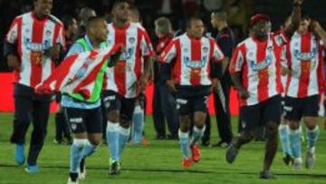 Junior ha dado tres vueltas olímpicas en El Campín.