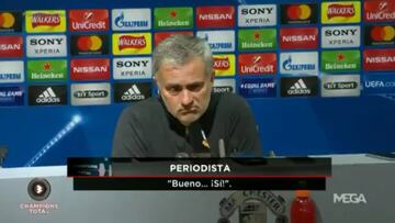 El enganchón entre Mourinho y un periodista español: su cara, un poema