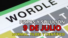 Wordle en español, científico y tildes para el reto de hoy 9 de julio: pistas y solución