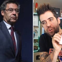 El youtuber Auronplay cuenta cómo recibió la denuncia de Bartomeu por llamarle "Nobita"
