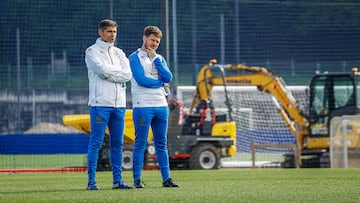 Antonio Hidalgo analizó el partido ante el Mirandés.