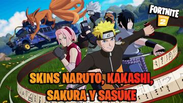 Fortnite x Naruto Shippuden: Naruto, Sakura, Sasuke y Kakashi llegan al juego