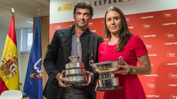 Bruguera y Medina toman el mando en la Davis y Fed Cup