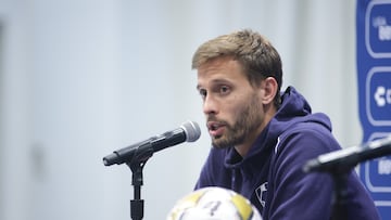 during the media day prior to Final Match between Monterrey and America as part of the Liga BBVA MX, Torneo Apertura 2024 at Hotel Presidente Intercontinental on December 11, 2024 in Puebla, Mexico.