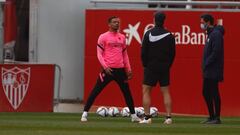 Fernando, junto a Lopetegui y Pablo Sanz.