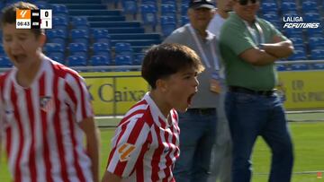 ADN del ‘Guaje’ para enamorar a los colchoneros: el golazo del hijo de Villa en el miniderbi tienen que verlo