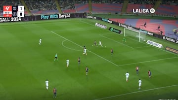 La ocasión en el 94′ que era el 1-1 contra el Barça: Mayoral ahí mete 99 de cada 100...